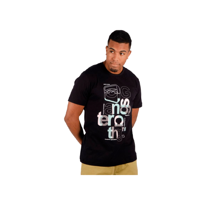 CAMISA M. CORTA GANGSTER BLACK