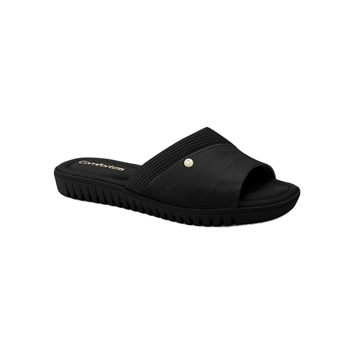 ZAPATILLA CUERO COMFORTFLEX NEGRO