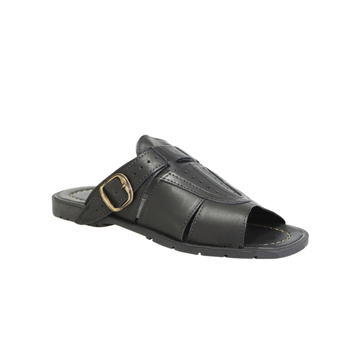 ZAPATILLA CUERO PATACHOCA NEGRO