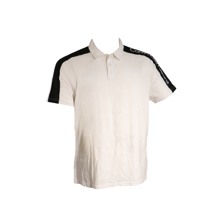 POLO CALVIN KLEIN WHITE BLACK