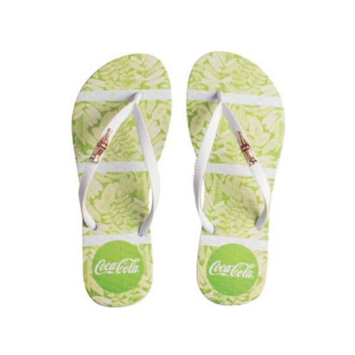 ZAPATILLA GOMA COCA COLA SHOES BRANCO VERDE