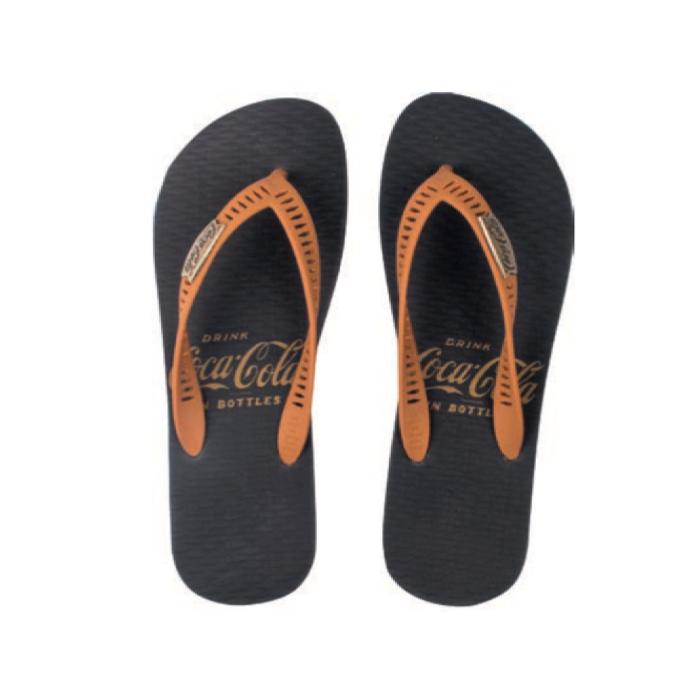 ZAPATILLA GOMA COCA COLA SHOES PRETO CARAMELO