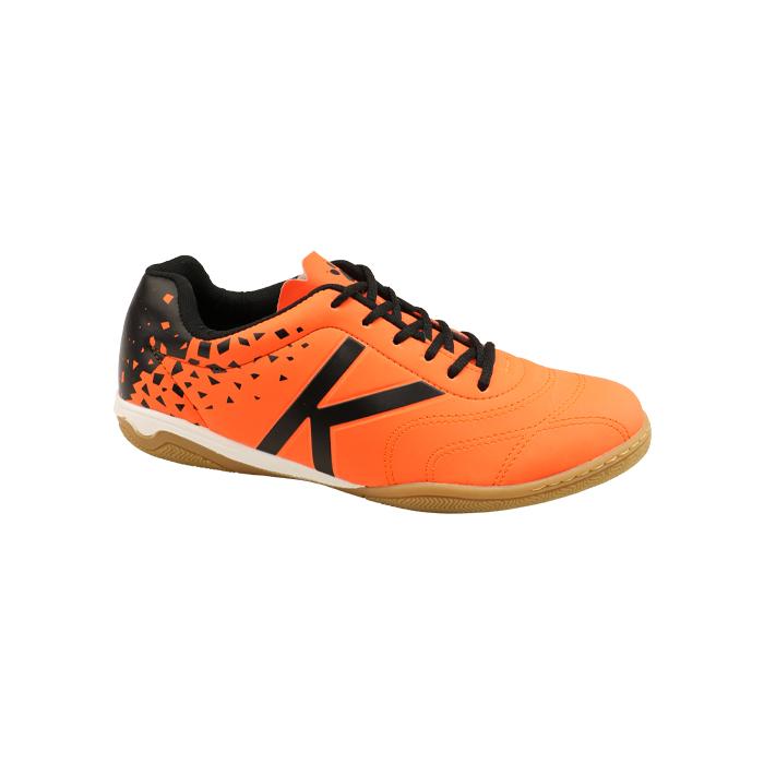 FUTBOL SALON KELME LARANJA PRETO BRANCO