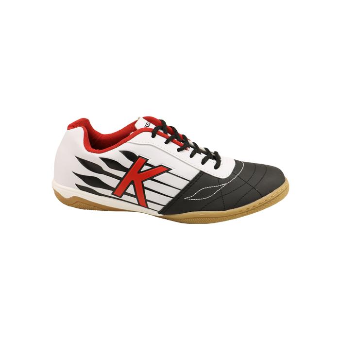 FUTBOL SALON KELME PRETO VERMELHO BRANCO