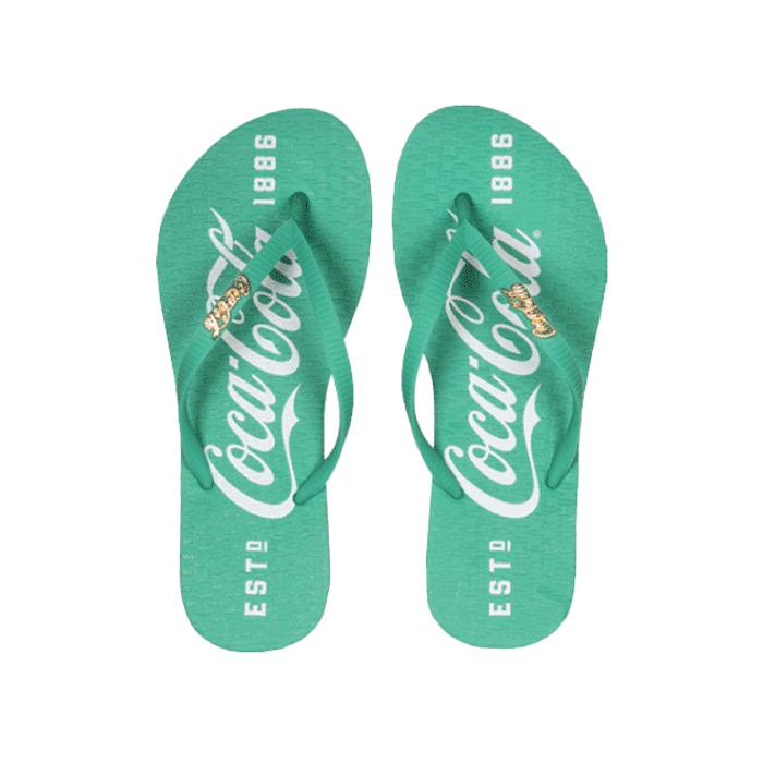 ZAPATILLA GOMA COCA COLA SHOES VERDE ESCURO