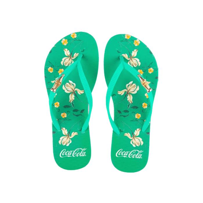 ZAPATILLA GOMA COCA COLA SHOES BRANCO VERDE